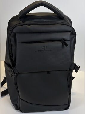 NWT Jack Abrahams Perry 18” Waterproof Laptop Travel Backpack Black